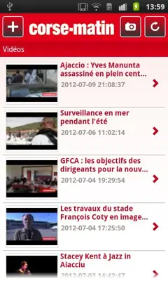 Corse Matin android App screenshot 0