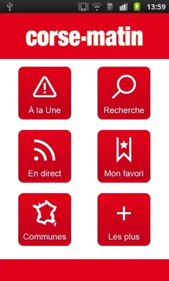 Corse Matin android App screenshot 2