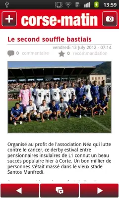 Corse Matin android App screenshot 3